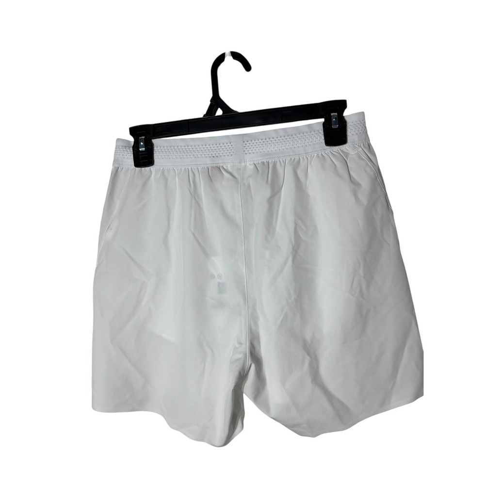 Wilson men's small tournament shorts v2 5" unlined white tennis new